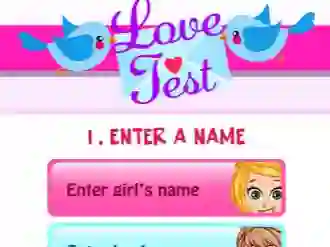 Játék Princess Love Test online