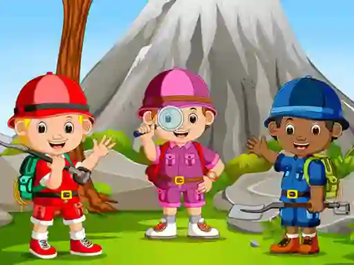 Játék Kids Camping Hidden Stars online