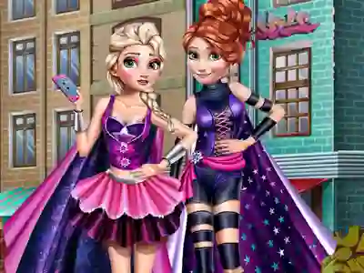 Játék Superhero Spring Princess Dress Up online