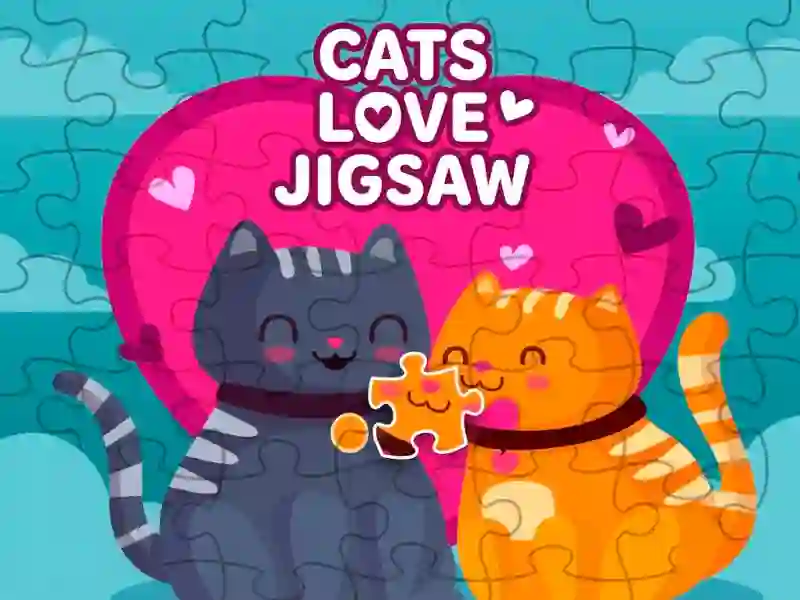 Játék Cats love jigsaw online