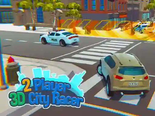 Játék 2 Player 3D City Racer online