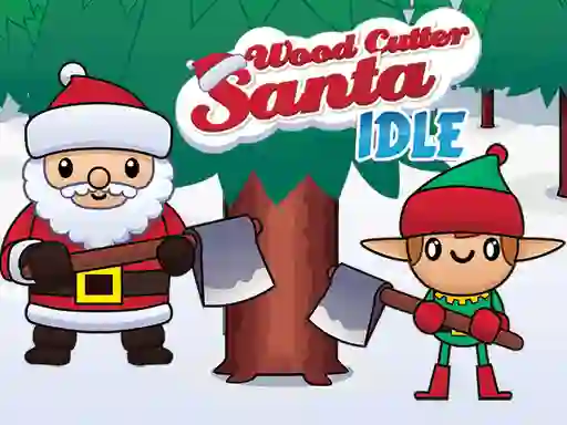 Játék Wood Cutter Santa Idle online