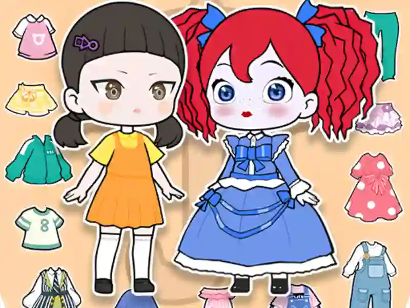 Játék Cute Doll Dress Up online