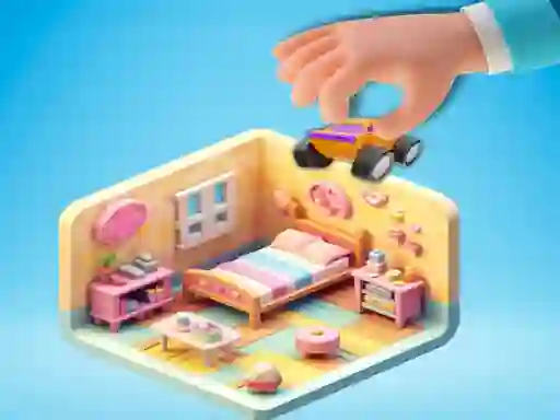 Játék Crazy Room 3D online