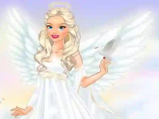 Játék Sweet angel dress up online