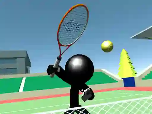 Játék Stickman Tennis 3D online