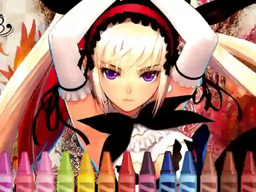 Játék 4GameGround Anime Manga Coloring online