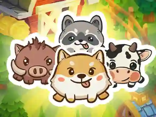 Játék Animal Sort Cute Game Puzzle online