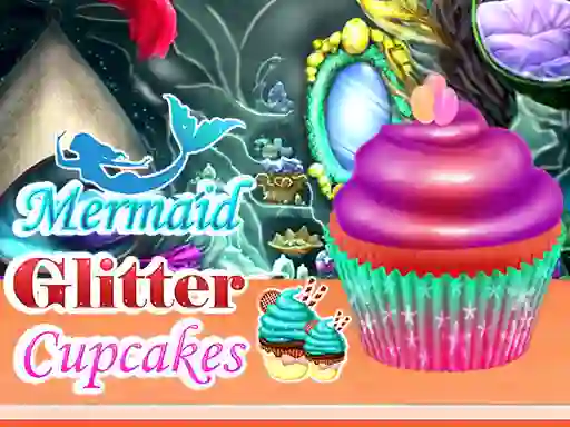 Játék Mermaid Glitter Cupcakes online