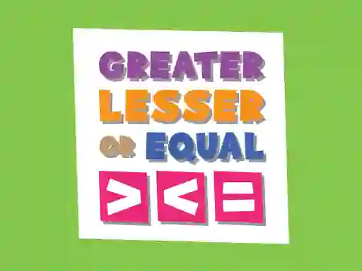 Játék Greater Lesser Or Equal online