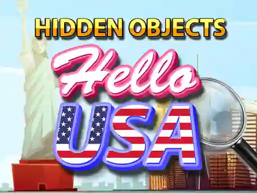 Játék Hidden Objects Hello USA online