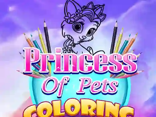 Játék Princess Of Pets Coloring online