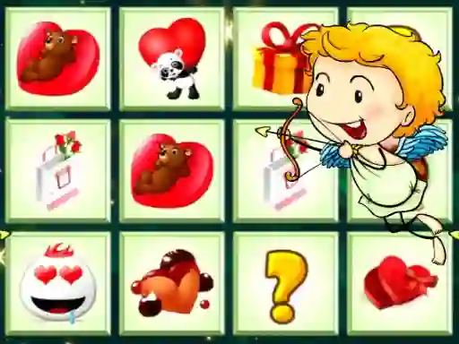 Játék Valentines Cards Match online