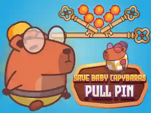 Játék Save Baby Capybaras Pull Pin online