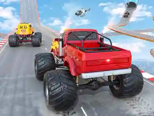 Játék Mega Ramp Monster Truck Race online