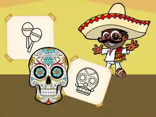 Játék Crazy Mexican Coloring online