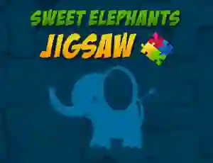 Játék Sweet Elephants Jigsaw online