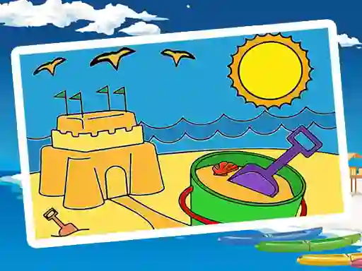 Játék Summer Coloring Pages online