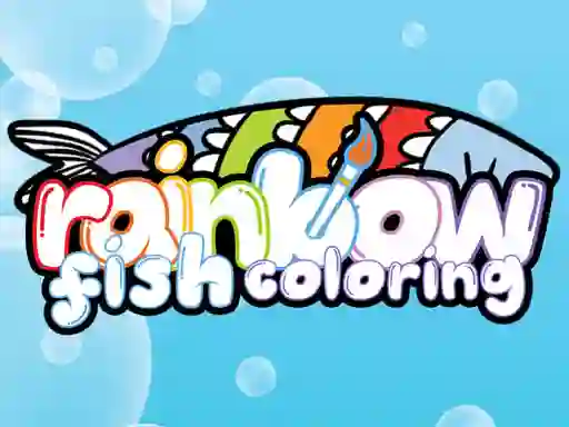 Játék Rainbow Fish Coloring online