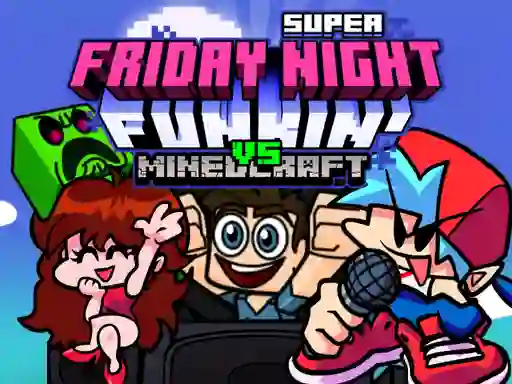 Játék Super Friday Night Funkin Vs Minecraft online