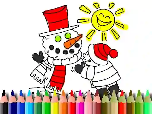 Játék Back To School: Winter Time Coloring online
