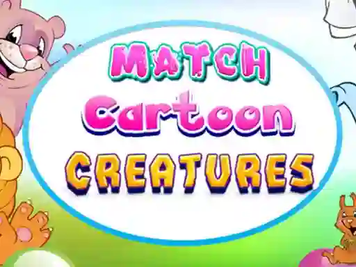 Játék Match Cartoon Creatures online