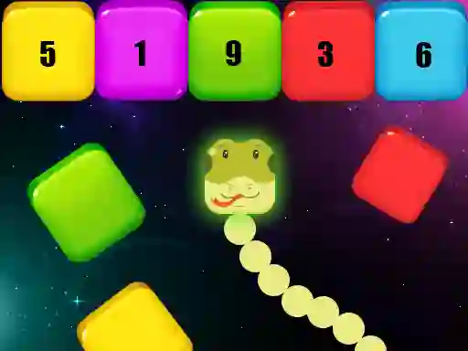 Játék Snake Blocks and Numbers online