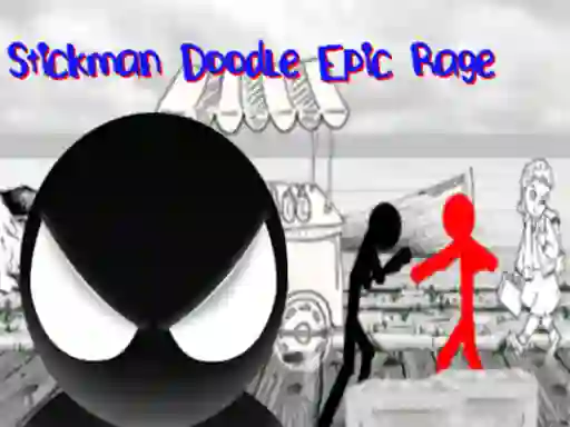 Játék Stickman Doodle Epic Rage online