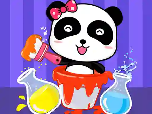 Játék Baby Panda Color Mixing Studio online