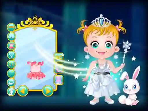 Játék Baby Hazel Ice Princess Dressup online