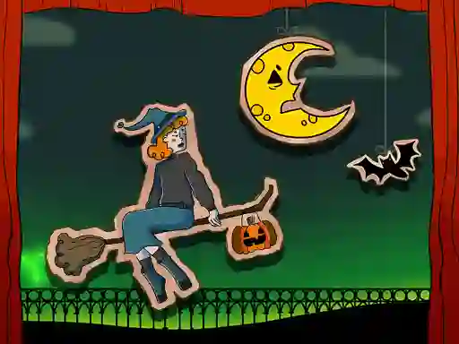 Játék Halloween Witch Fly online
