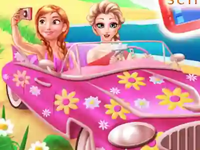 Játék Princesses Road Trip Fun online