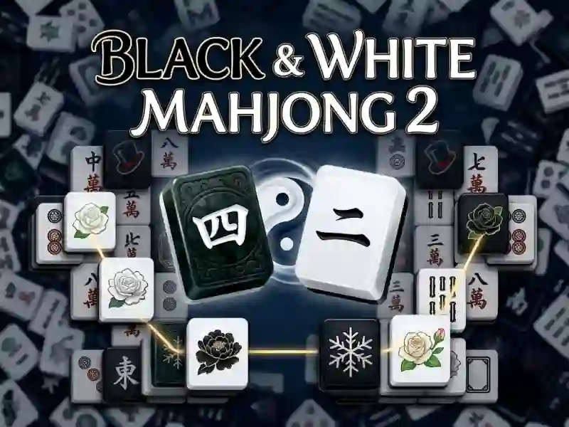 Játék Black & White Mahjong 2 online