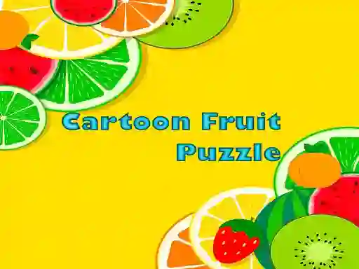 Játék Cartoon Fruit Puzzle online