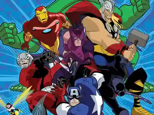 Játék Avengers Coloring online