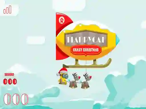 Játék FlappyCat Crazy Christmas online