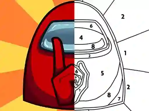 Játék Among Them Coloring Book online