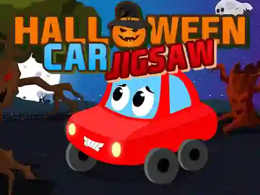 Játék Halloween Car Jigsaw online