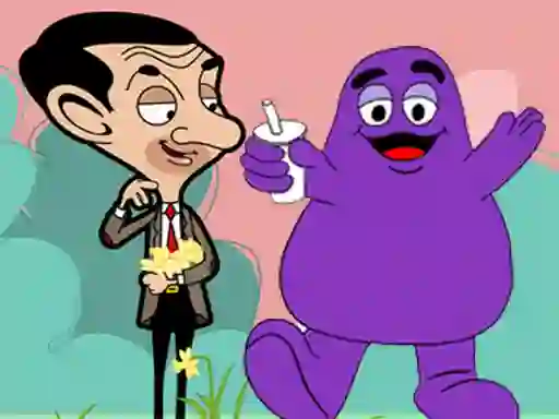 Játék When Mr Bean meet Grimace online