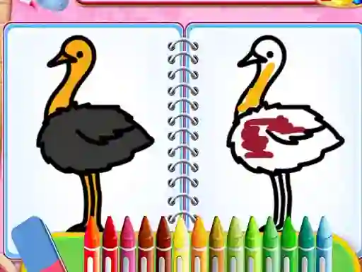 Játék Coloring Birds Game online