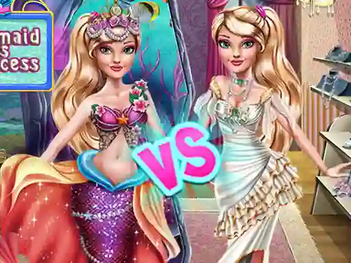 Játék Ellie Mermaid vs Princess online