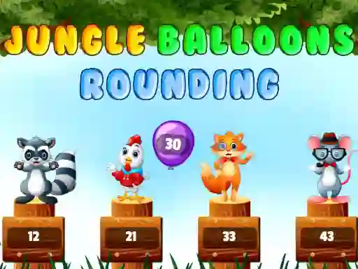 Játék Jungle balloons rounding online