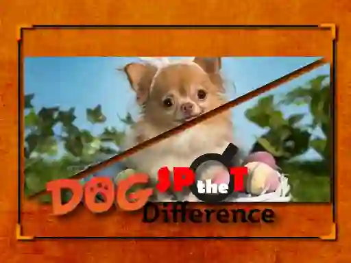 Játék Dog Spot The Difference online