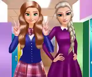 Játék Sisters Back to School online