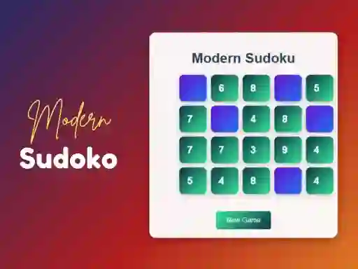 Játék Modern Sudoku online