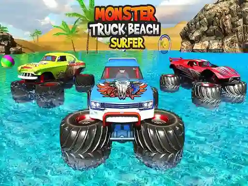 Játék Monster Truck Beach Surfing online