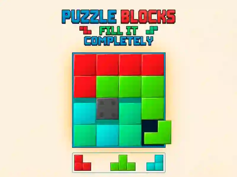 Játék Puzzle Blocks: Fill It Completely online