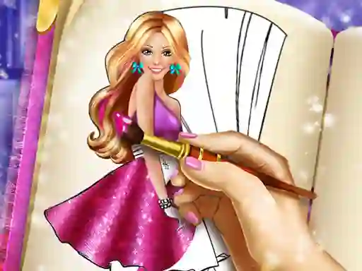 Játék Doll Coloring Book online