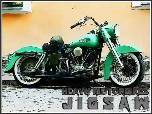 Játék Heavy Motorbikes Jigsaw online