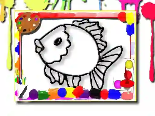 Játék Fish Coloring Book online